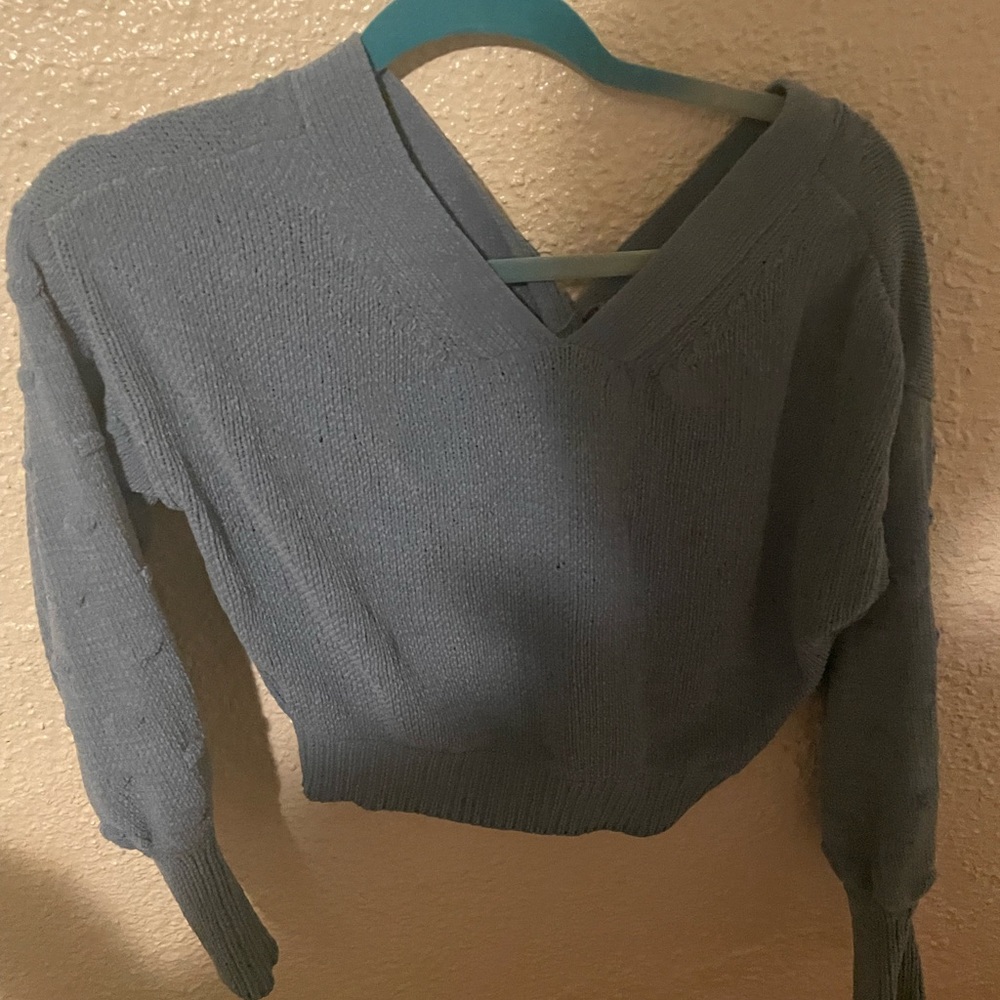 Cropped button cardigan